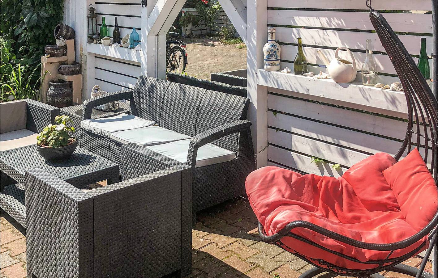 Ferienhaus für 6 Personen mit Seeblick in Nowe Warpno, Stettiner Haff