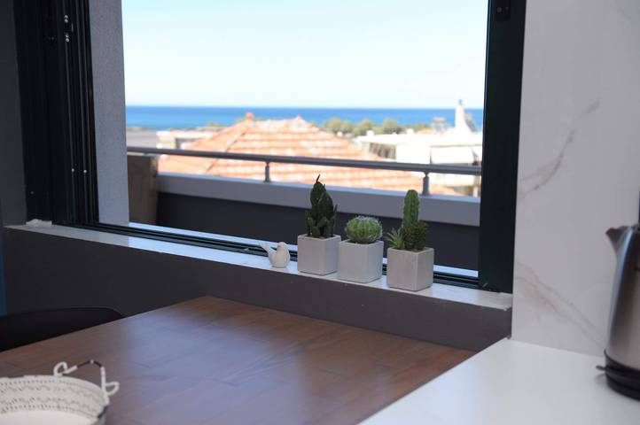 Studioleilighet for 3 personer, med Balkong i Platanias Kommune