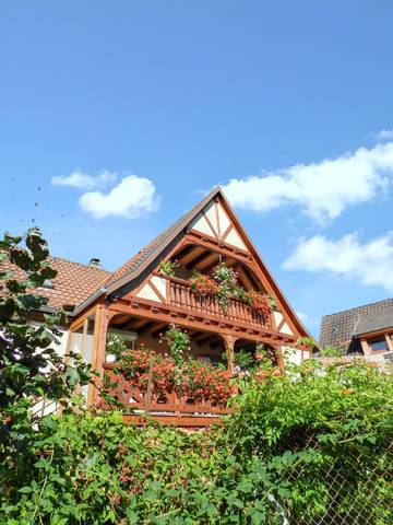 Ferienhaus für 5 Personen, mit Balkon im Elsass