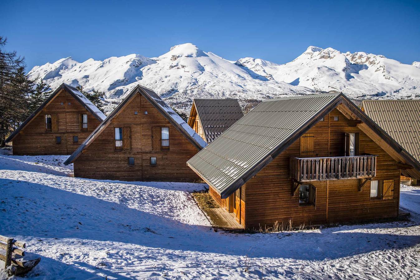 Chalets Les Flocons du Soleil - Doppelchalethälfte 3 Zimmer für 7 Personen (14) in La Joue du Loup, Le Dévoluy