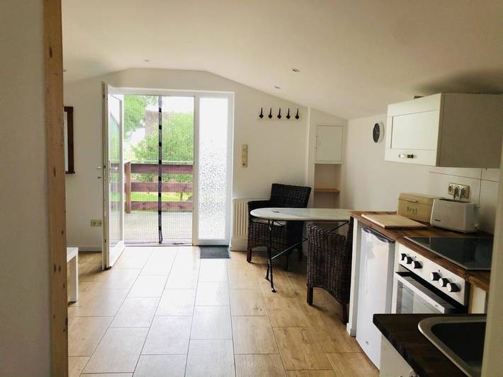 Ferienwohnung für 4 Personen, mit Balkon und Terrasse sowie Ausblick in Hennstedt