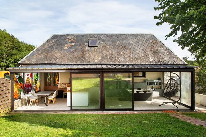 Gîte Ressources: Jacuzzi, private Terrasse & Garten in Sainte-Honorine-du-Val-de-Seine, Le Havre und Umgebung