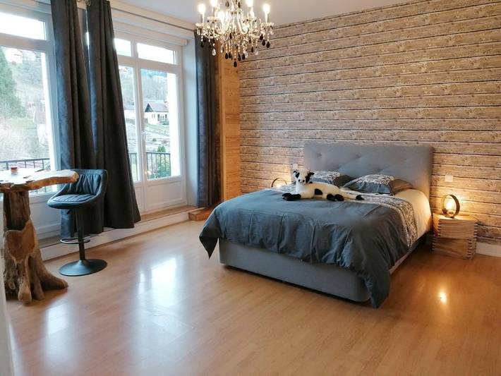 Chambre d’hôte pour 2 personnes, avec Balcon et Terrasse ainsi que Jardin et Vue