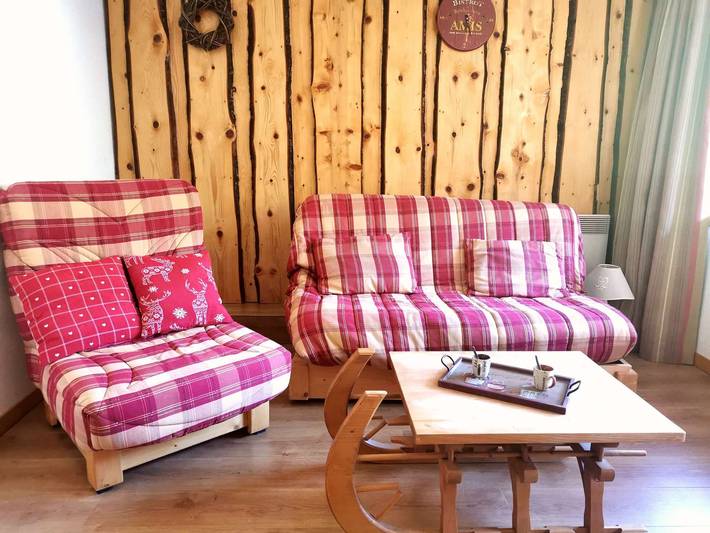 Ganzes Studio, Studio ski-in/ski-out à Valmorel, balcon, proche Esf et commerces, équipé, 4 pers., non-fumeur in Valmorel, Les Avanchers-Valmorel