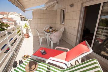 Cottage pour 4 personnes, avec terrasse dans Praia da Barra