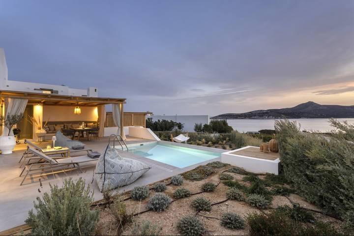 Villa pour 6 personnes, avec vue sur l’océan et balcon dans Antiparos - 2