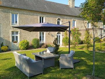Cottage pour 6 personnes, avec vue et jardin à Mandeville-en-Bessin