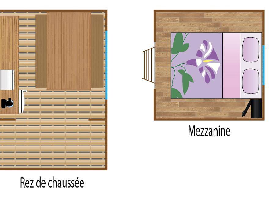 Camping Oyam - Tienda de lona y madera 2 personas - Albergue Laina 2 personas in Bidart, Region de Bayona