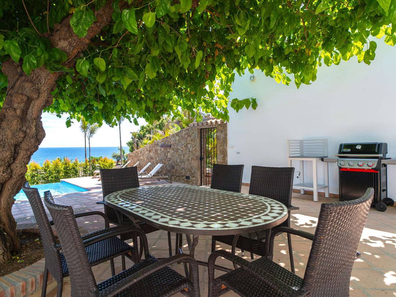 Villa Méditerranéenne à Nerja avec Terrasse et Vue Mer in Nerja Centre, Nerja
