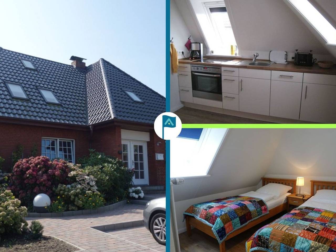 Ganze Ferienwohnung, Ferienwohnung Paluch - Lichtdurchflutete Wohnung in der 1. Etage eines charmanten Zwei-Familienhauses! in Wyk auf Föhr (Stadt), Wyk auf Föhr