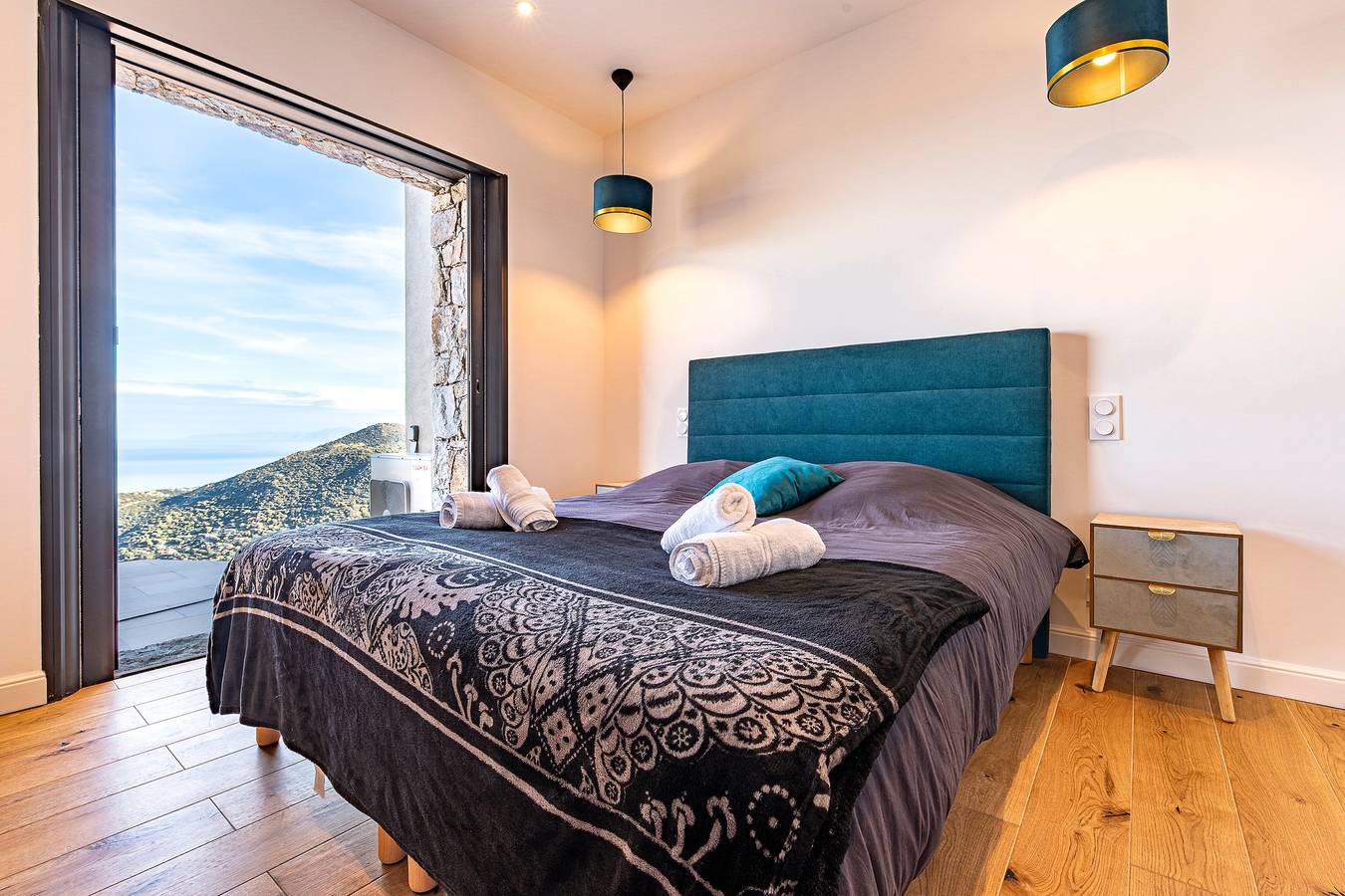 Villa Evasione - Climatisée, piscine vue mer in Santa-Reparata-di-Balagna, Calvi und Umgebung