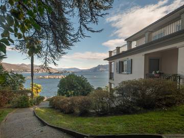 Ferienwohnung für 4 Personen, mit Garten und Terrasse sowie Seeblick in Lago Maggiore (Piemont)