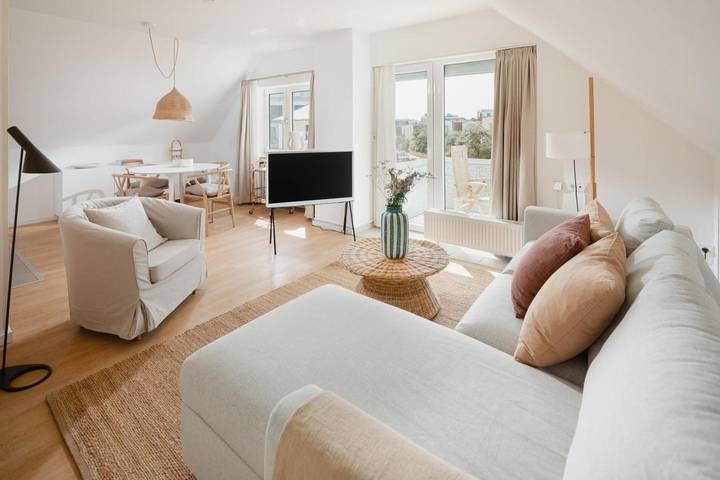 Ferienwohnung für 6 Personen, mit Balkon und Ausblick