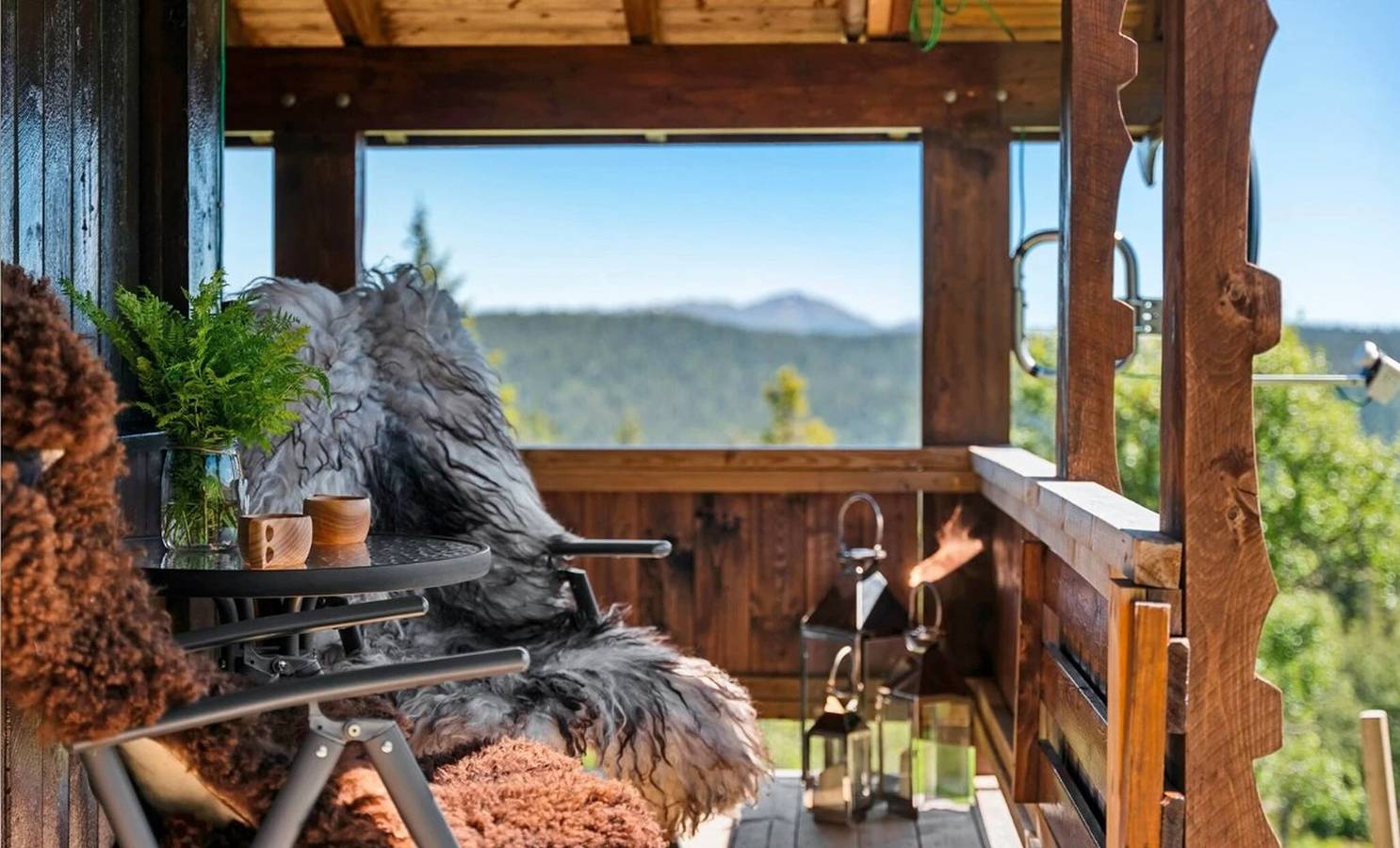 Chalet voor 6 personen met uitzicht in Vinje (Noorwegen)