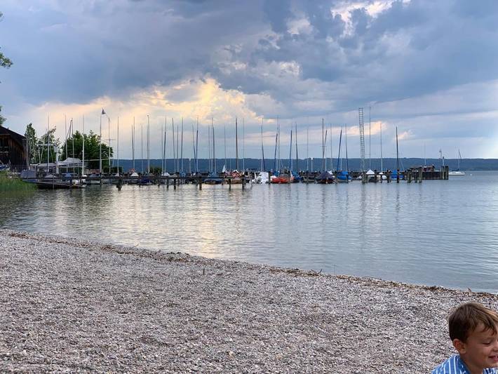 Hotel für 4 Personen, mit Seeblick und Garten sowie Ausblick, mit Haustier am Ammersee - 4