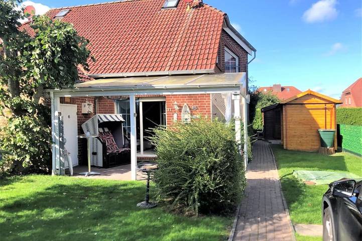 Ferienhaus für 6 Personen, mit Garten und Sauna in Neßmersiel