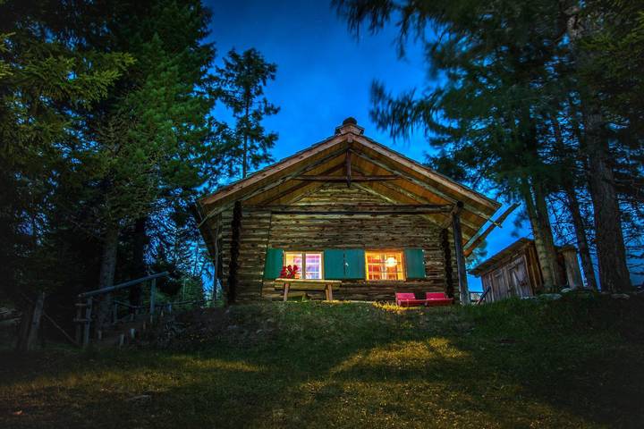 Ganze Ferienwohnung, Waldhütte Seinerzeit in Mühlen, Lavanttaler Alpen