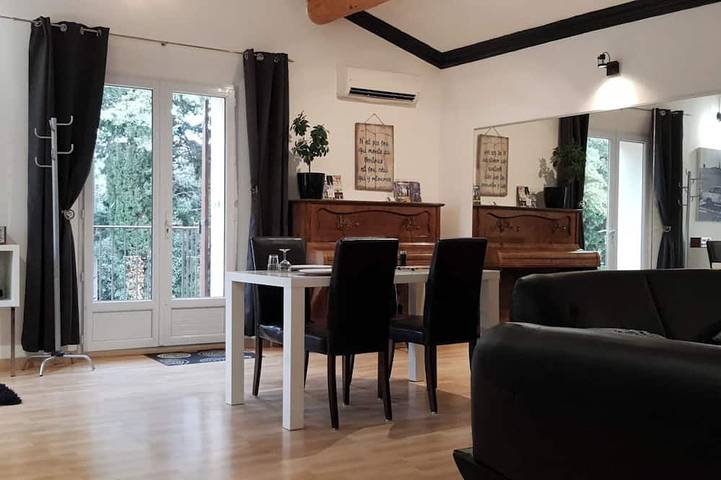 Maison de vacances pour 4 personnes, avec terrasse et jardin, animaux acceptés à Bédoin