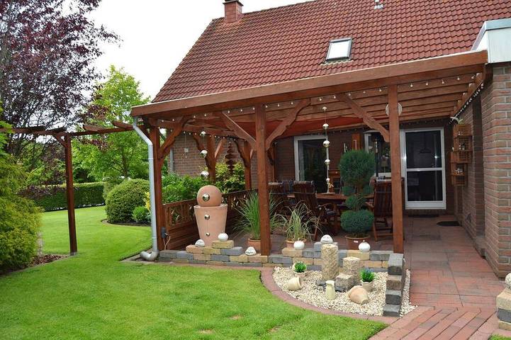 Ferienhaus für 6 Personen, mit Terrasse und Garten in Uplengen - 4