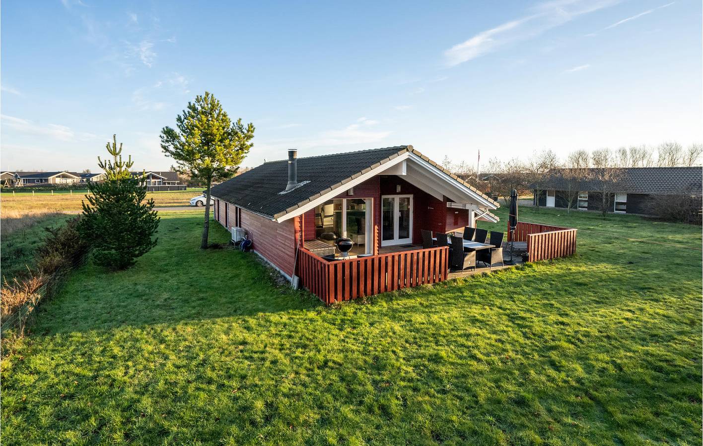 Ferienhaus für 8 Personen mit Terrasse in Skaven Strand, Ringkøbing Fjord