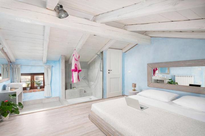 Villa pour 20 personnes, avec piscine ainsi que jardin et vue, animaux acceptés à Rabac - 4