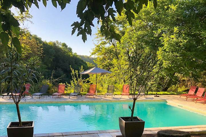 Château pour 26 personnes, avec jardin et terrasse dans le Lot - 3