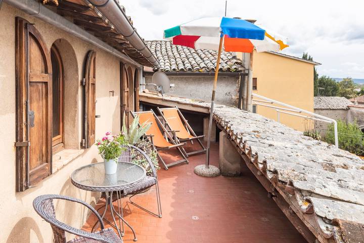 Ferienwohnung für 4 Personen, mit Balkon am Bolsenasee