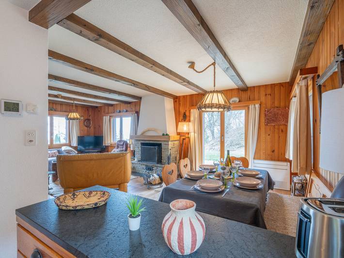 Chalet für 6 Personen, mit Garten in Ovronnaz