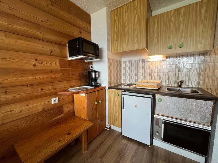 Studio pour 4 personnes, avec terrasse, animaux acceptés