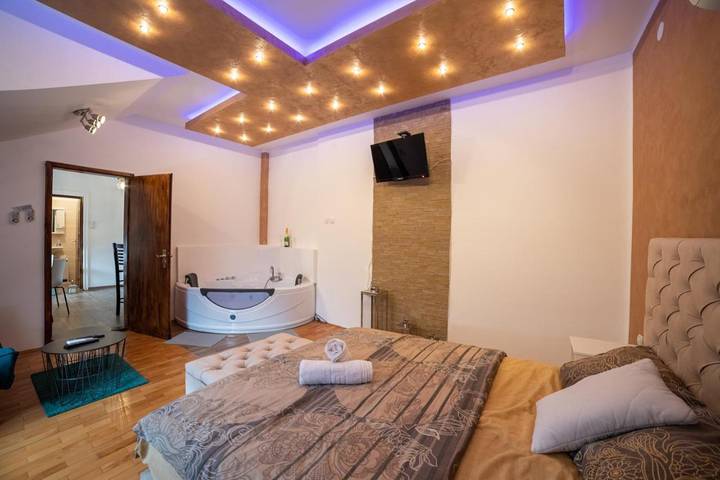 Appartement de vacances pour 4 personnes, avec jacuzzi et sauna