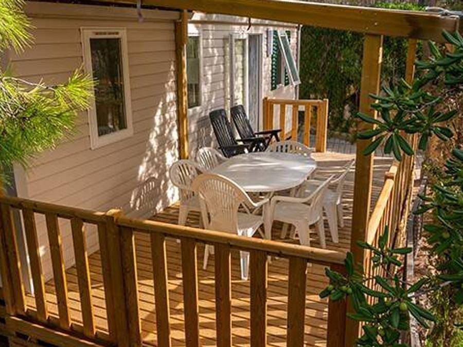 Camping Neptuno - Mobile home 6 persons - Mobile-home | Comfort | 3 Bedrooms | 6 Pers. | Raised terrace | Air conditioning in Pals, Costa Brava