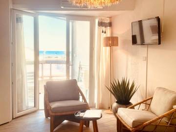 Gîte pour 3 personnes, avec vue et terrasse dans Casino de Palavas les Flots