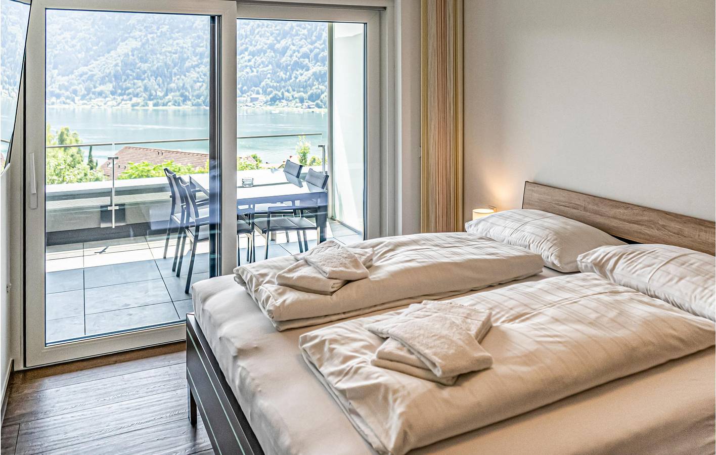 Ganze Ferienwohnung, Gemütlicher Surf- und Ski-Urlaubsort: Modernes Apartment in der Nähe des Gerlitzen Resorts in Treffen am Ossiacher See, Gerlitzen