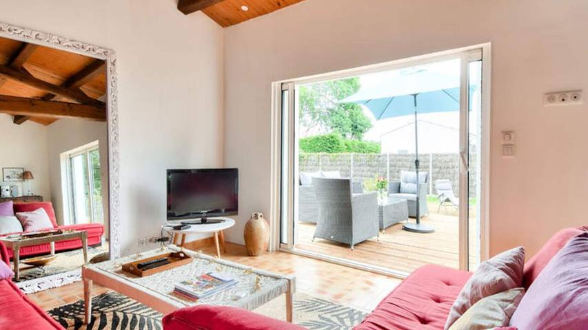 Appartement de vacances pour 8 personnes, avec jardin, animaux acceptés