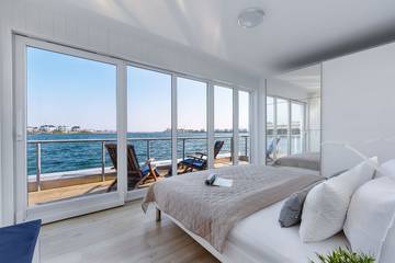 Ferienhaus für 6 Personen, mit Terrasse und Sauna, mit Haustier in Olpenitz