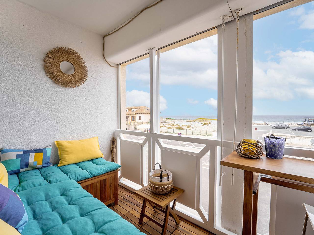 Ganze Wohnung, Meerblick-Wohnung in Mimizan - 4 Pers, Balkon & Parkplatz Inklusive in Mimizan Plage, Mimizan