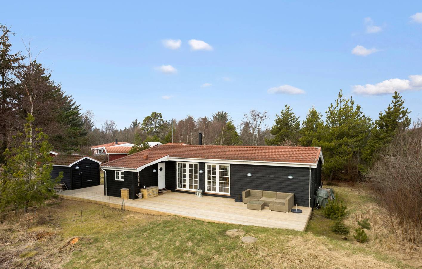 Ferienhaus für 4 Personen mit Terrasse in Napstjert, Ålbæk