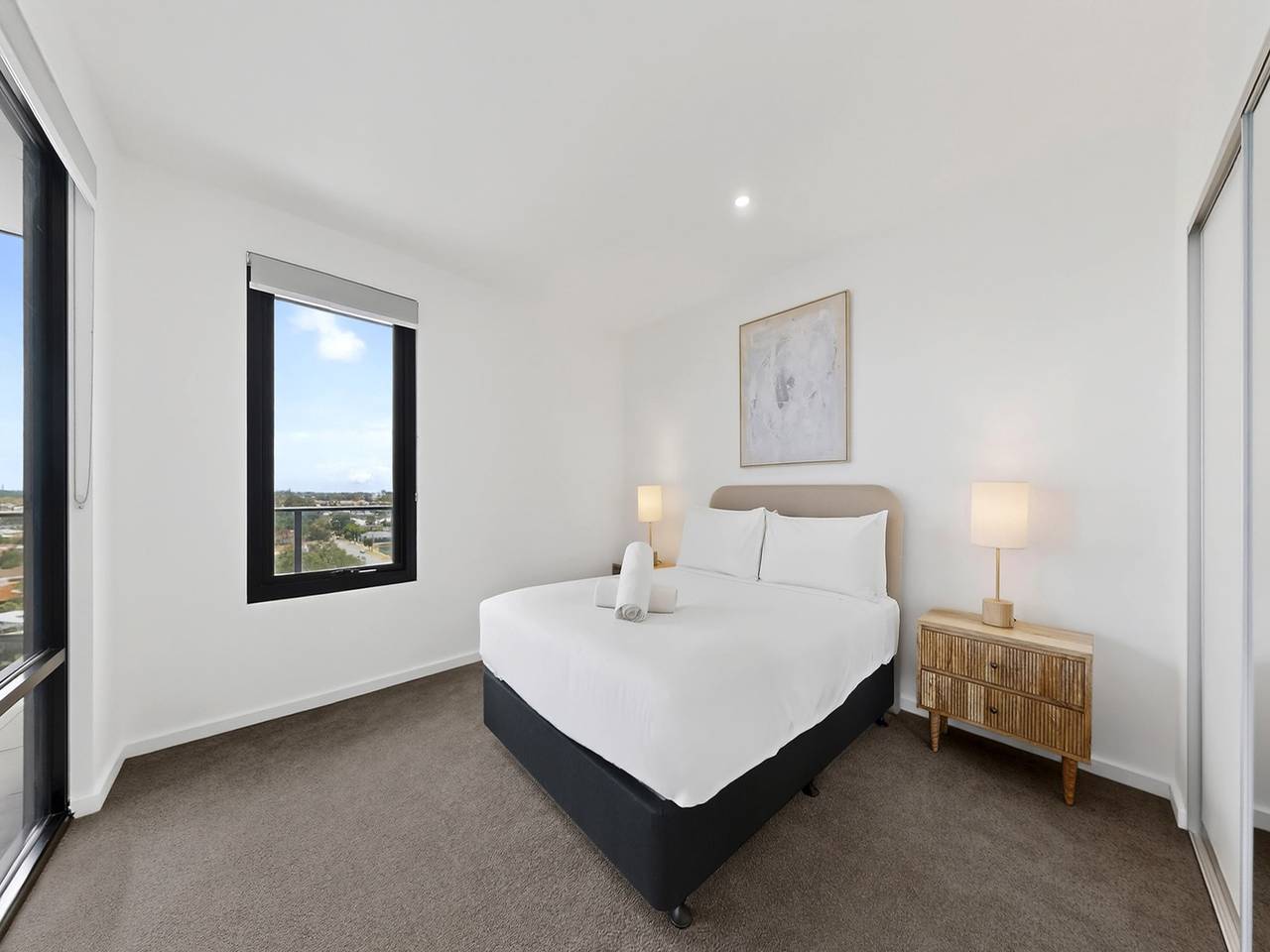 Hel leilighet, Stilig leilighet med 2 soverom og nye møbler in Cannington, Perth