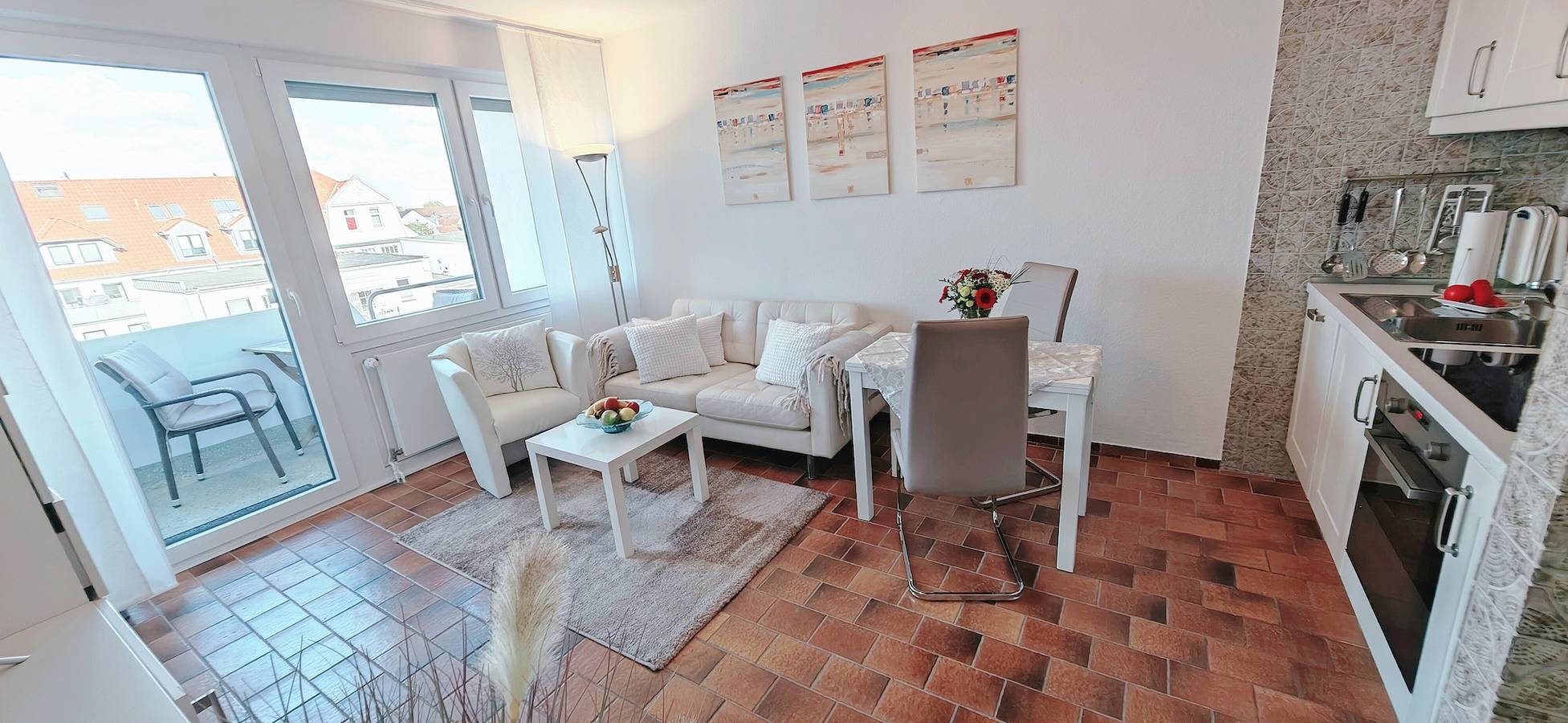Ganze Wohnung, Apartment 'Friesenwind, 32' mit Balkon und Wlan in Norderney
