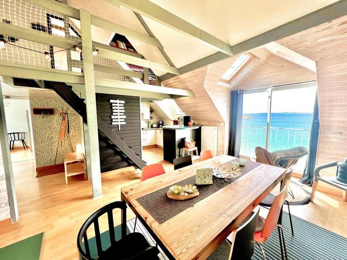 Gîte pour 6 personnes, avec vue et jardin dans Plage des Sables Blancs (Douarnenez) - 2