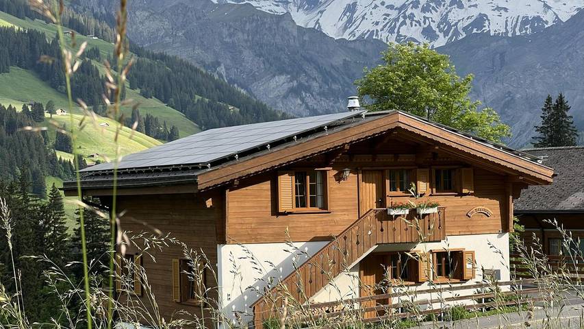 Hütte für 2 Personen, mit Garten, mit Haustier in Adelboden - 3