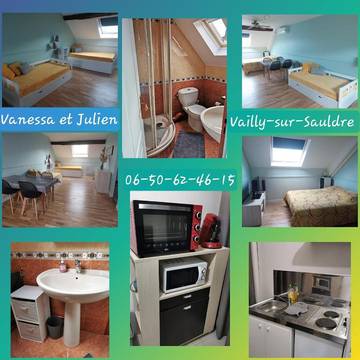 Gîte pour 4 personnes à Vailly-sur-Sauldre