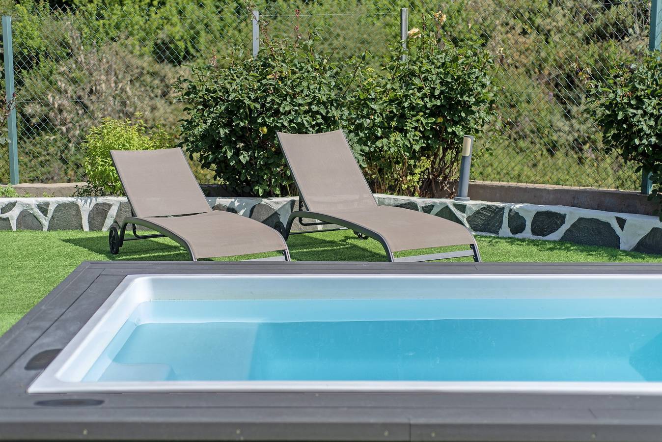 Chalet "Casa Abuela Fela" avec vue sur les montagnes, piscine privée et Wi-Fi. in Las Lagunetas, Vega de San Mateo