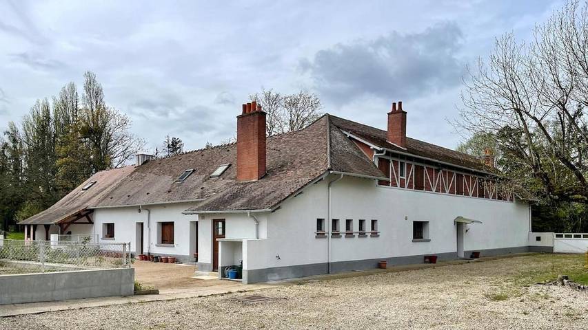 Gîte pour 15 personnes, avec vue et jardin à La Ferté-Saint-Cyr - 4