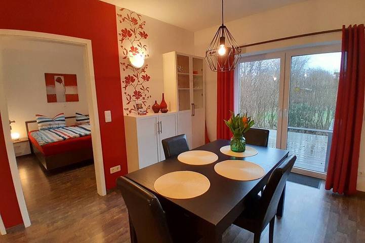 Ferienwohnung für 4 Personen, mit Terrasse und Garten sowie Sauna in Langballig