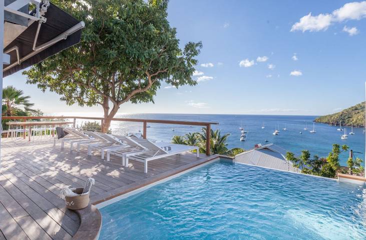 Location de vacances pour 10 personnes, avec balcon ainsi que jardin et piscine à Les Anses-d'Arlet - 3