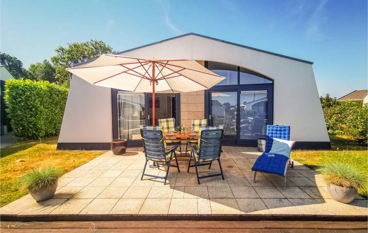 Ferienhaus für 4 Personen, mit Terrasse und Garten
