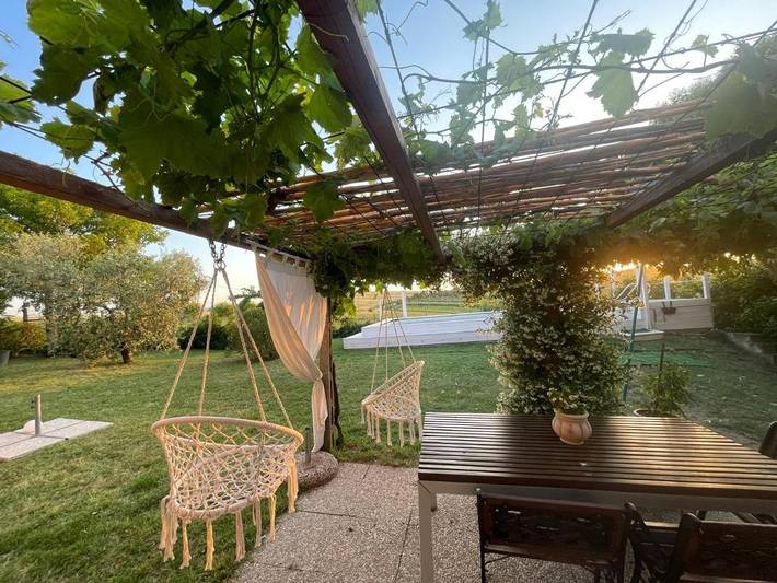 Ferienwohnung für 3 Personen, mit Garten und Pool sowie Ausblick - 1