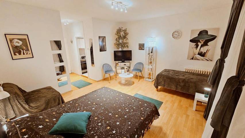 Ferienwohnung für 4 Personen, mit Terrasse und Ausblick in Belgrad