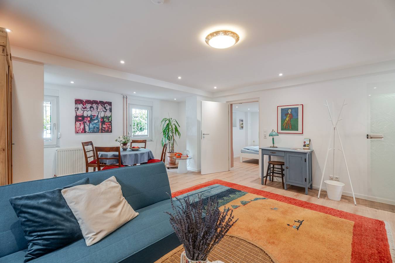 Ganze Wohnung, Ferienhaus 'Rosa' mit Gemeinschaftsgarten, Balkon und Wlan in Offenburg, Mittlerer Schwarzwald